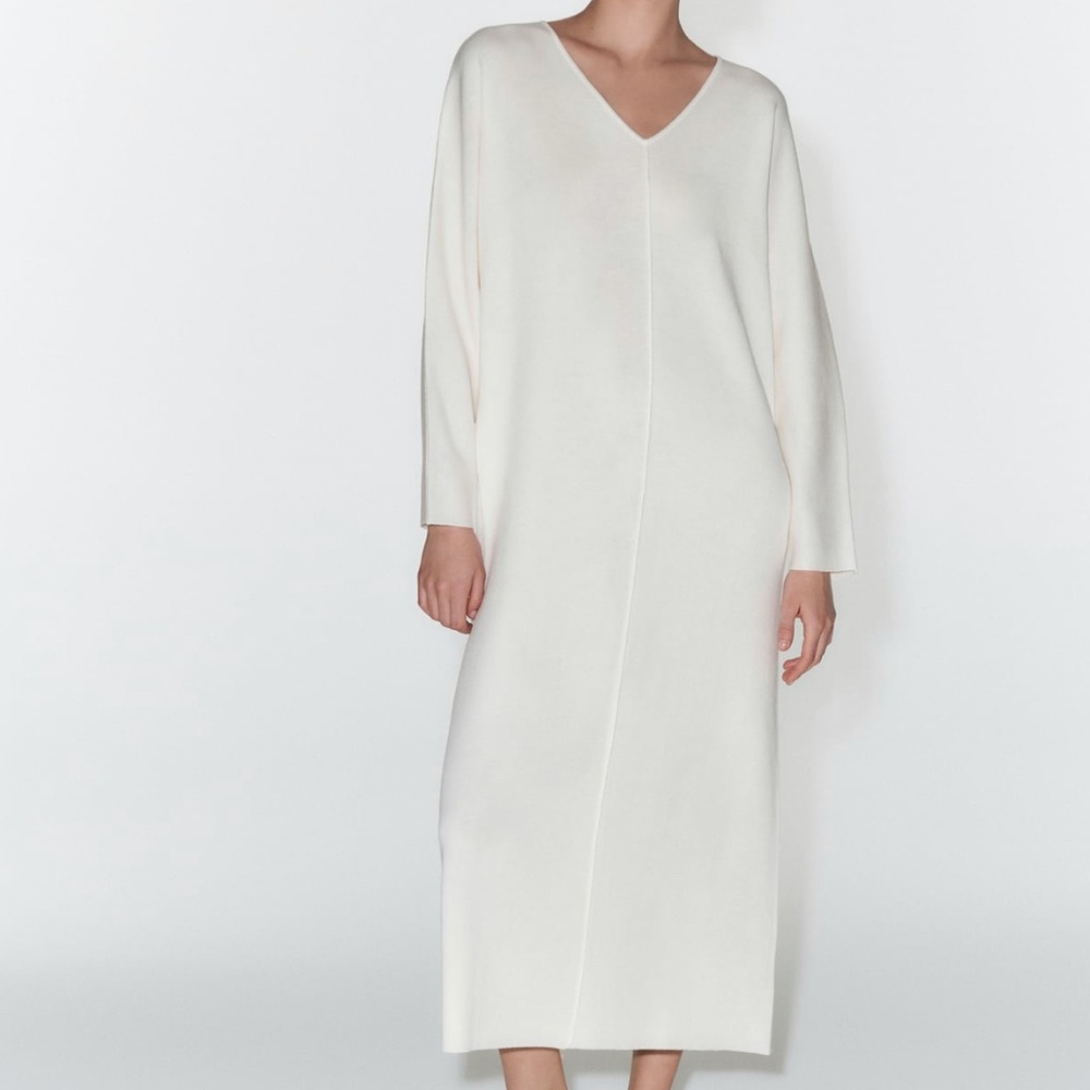 Zara limited edition knit acrylic dress you must have